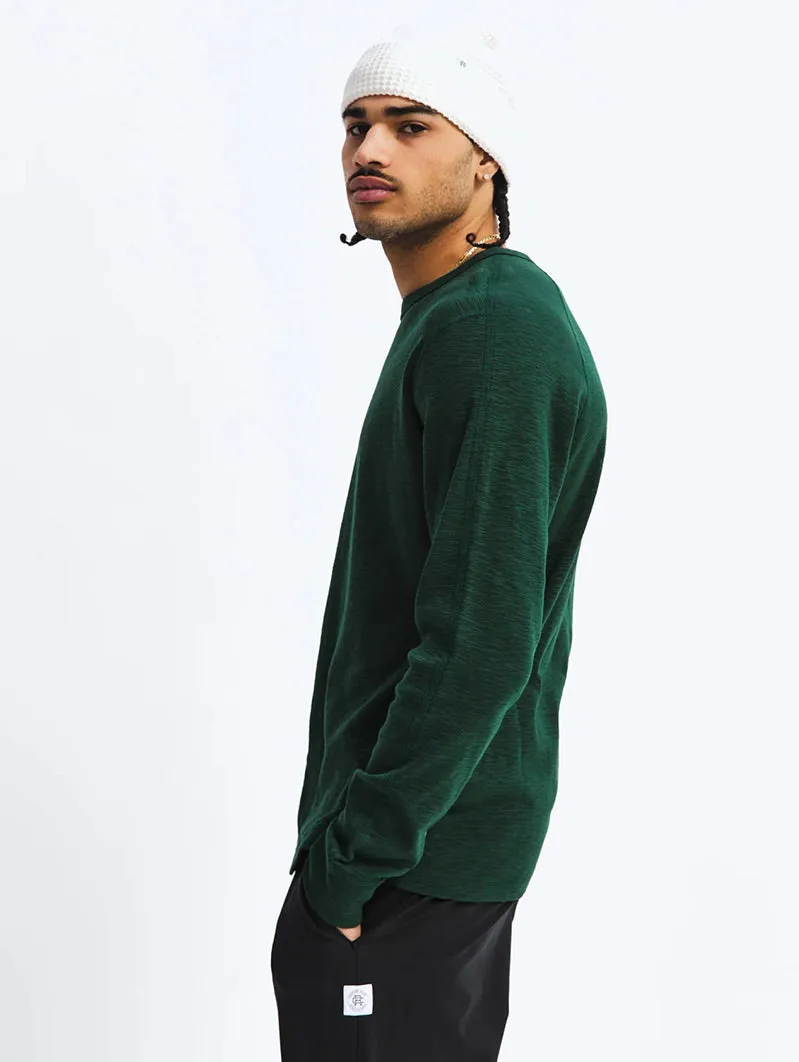 1X1 Slub Long Sleeve British Racing Green