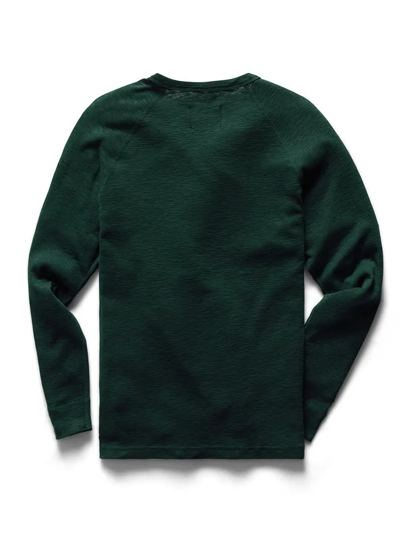 1X1 Slub Long Sleeve British Racing Green