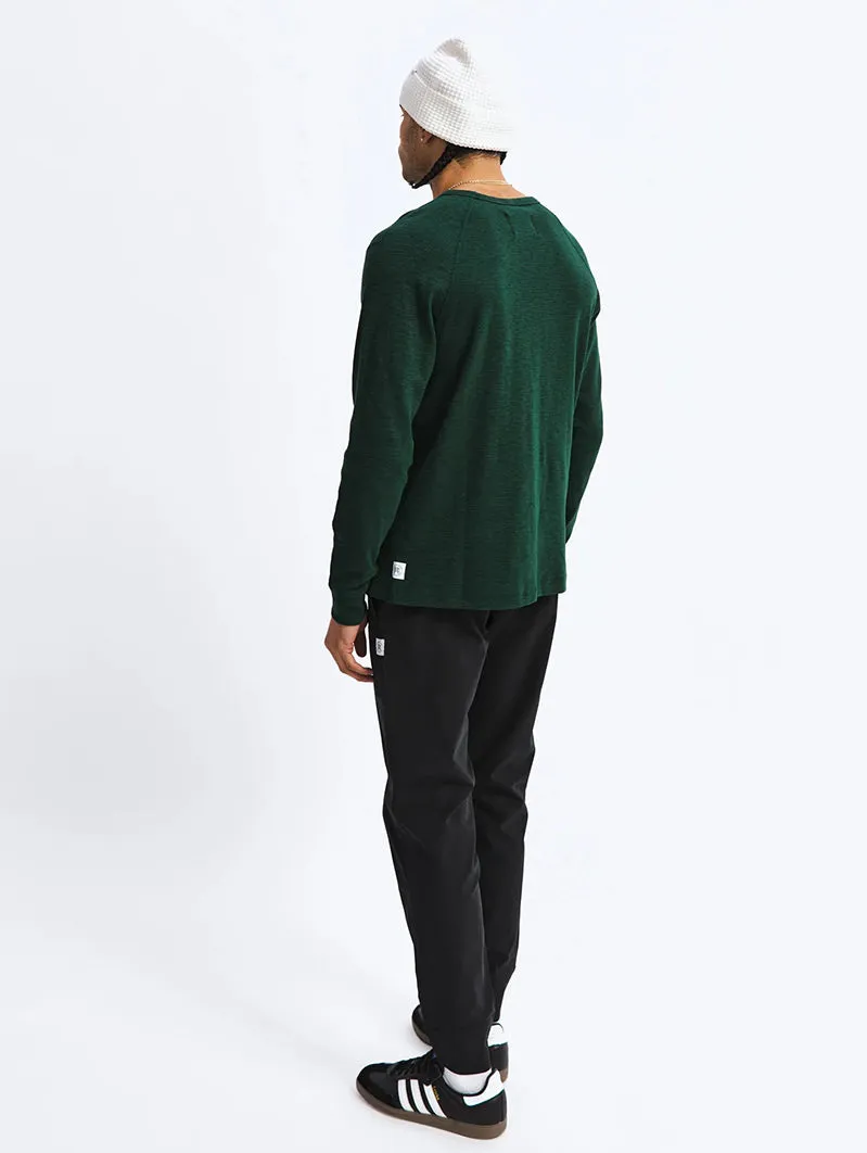 1X1 Slub Long Sleeve British Racing Green