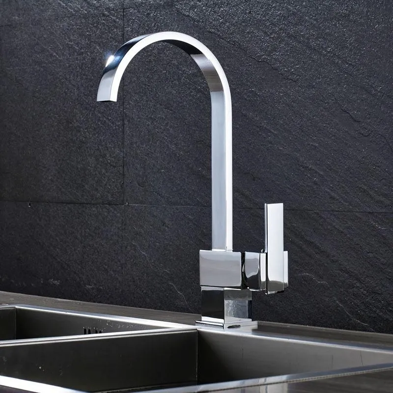 360 Degree Rotate Single Lever Kitchen Faucet