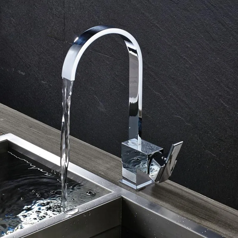 360 Degree Rotate Single Lever Kitchen Faucet