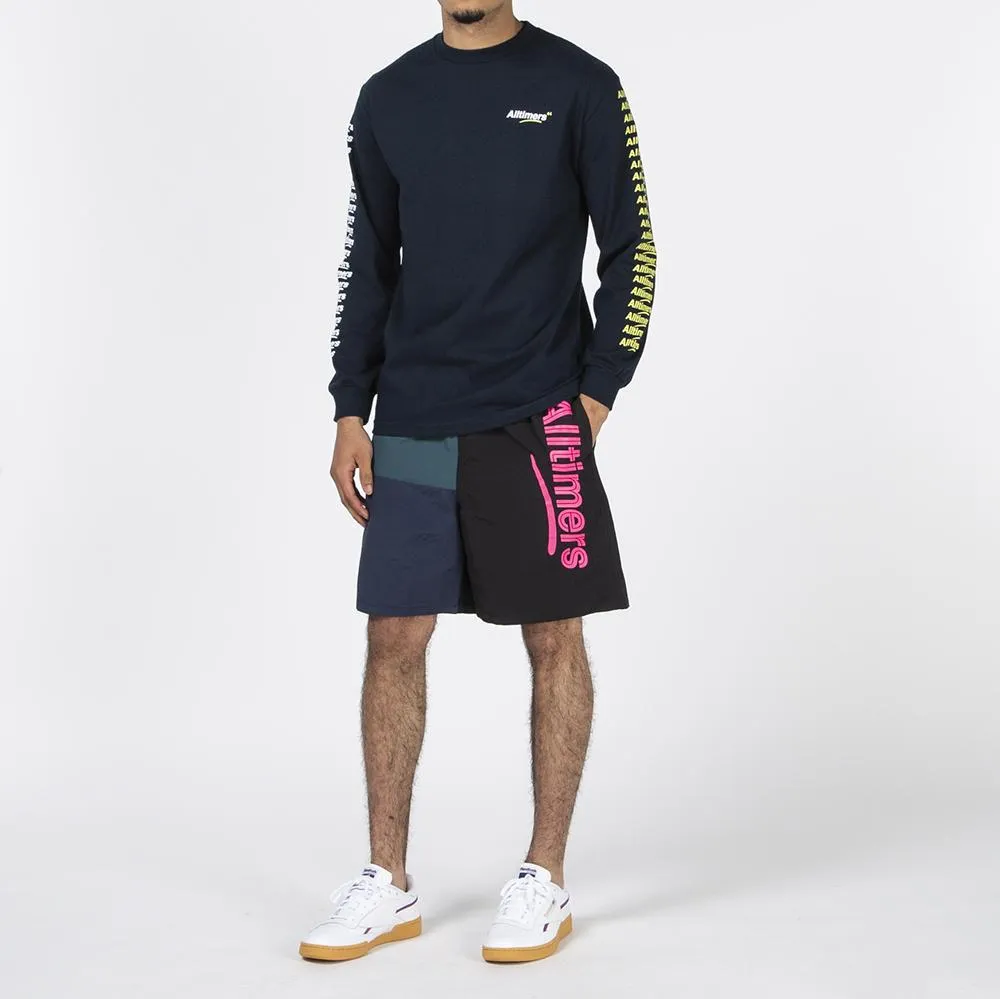 Alltimers Count It Up Long Sleeve T-shirt / Navy
