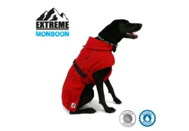 Ancol - Extreme Monsoon Dog Coat - Red - small - 30cm
