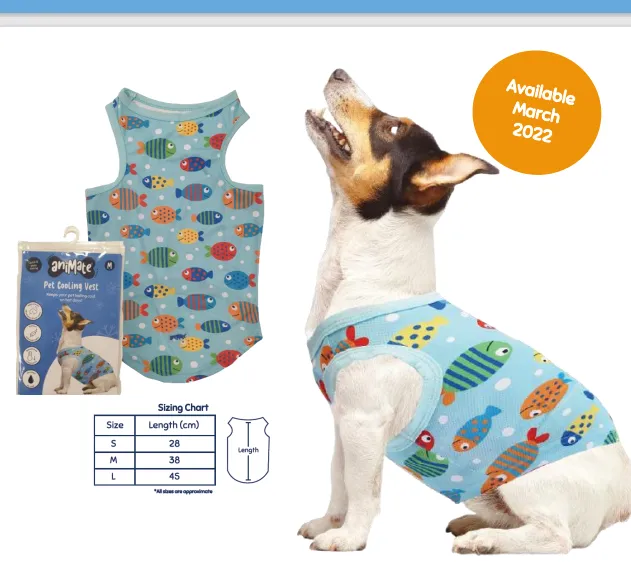 Animate - Pet Cooling Bandana - Anchor - Med -  58 x 22cm