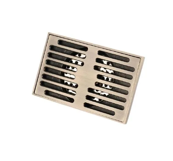 Antique Bronze Rectangular Floor Drain Cover
