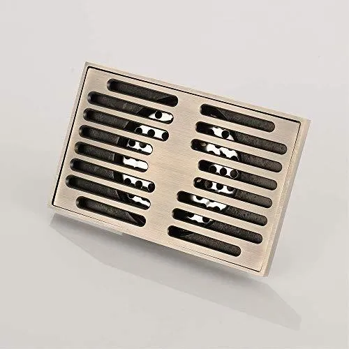 Antique Bronze Rectangular Floor Drain Cover