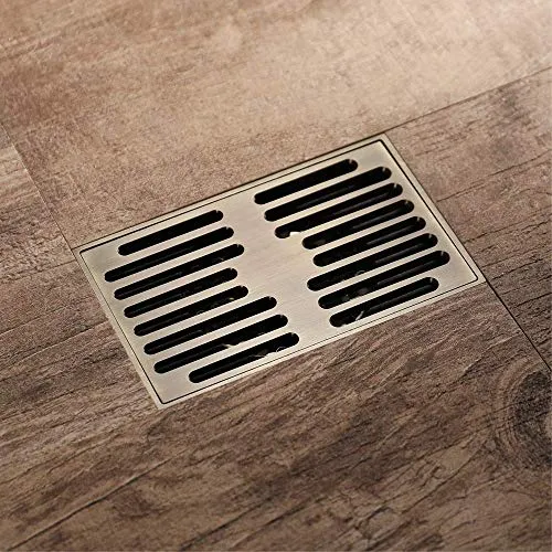 Antique Bronze Rectangular Floor Drain Cover