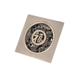 Antique Brushed Square Anti-odor Floor Drain
