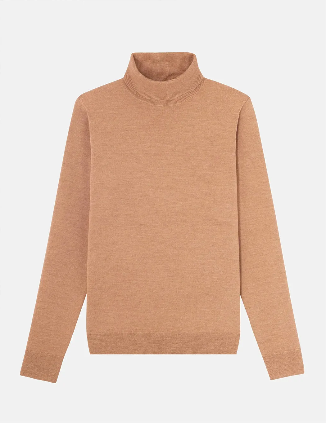 A.P.C. Dundee Turtleneck Sweater - Heather Ochre