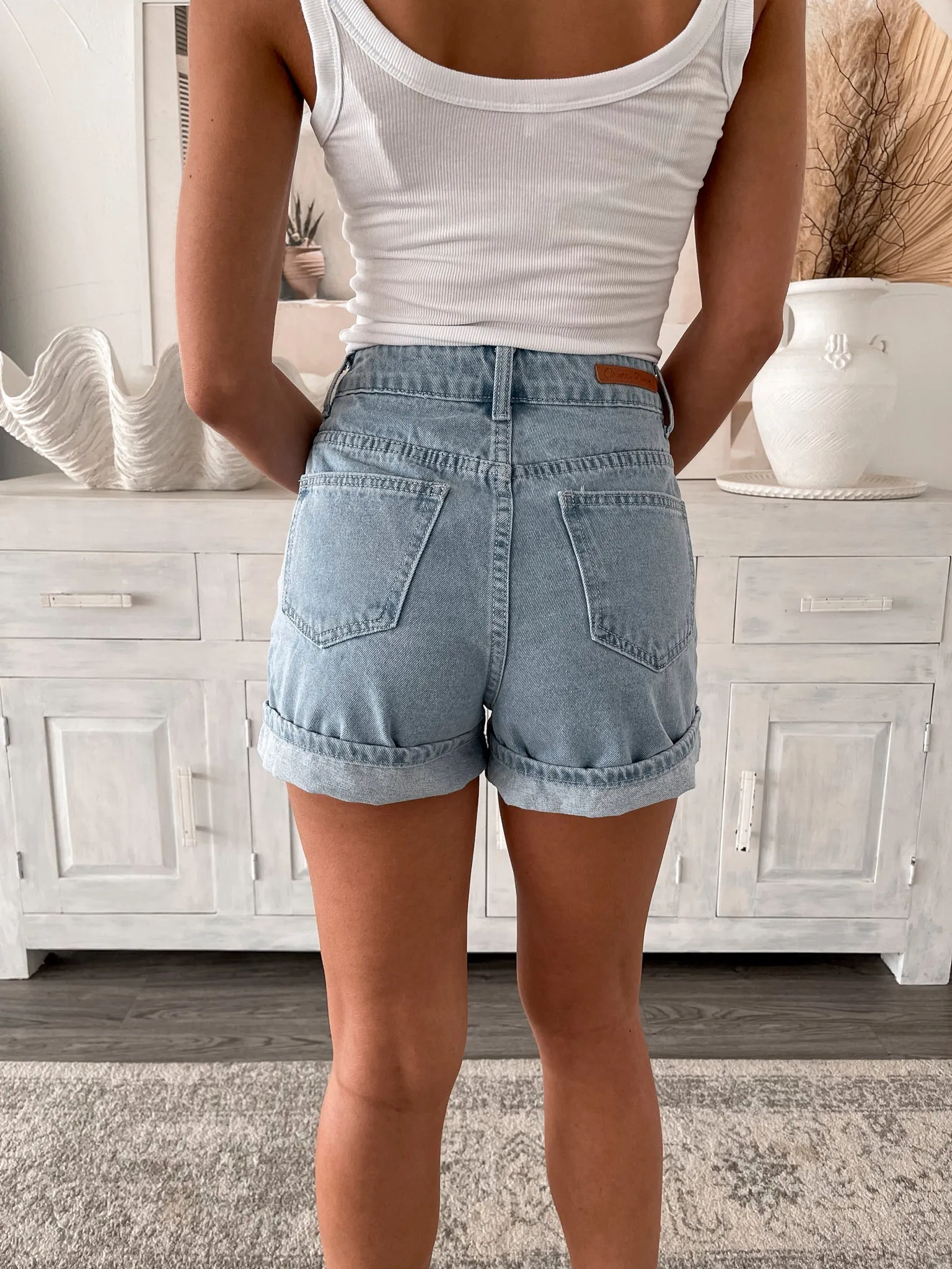 Avayah Shorts - Light Denim