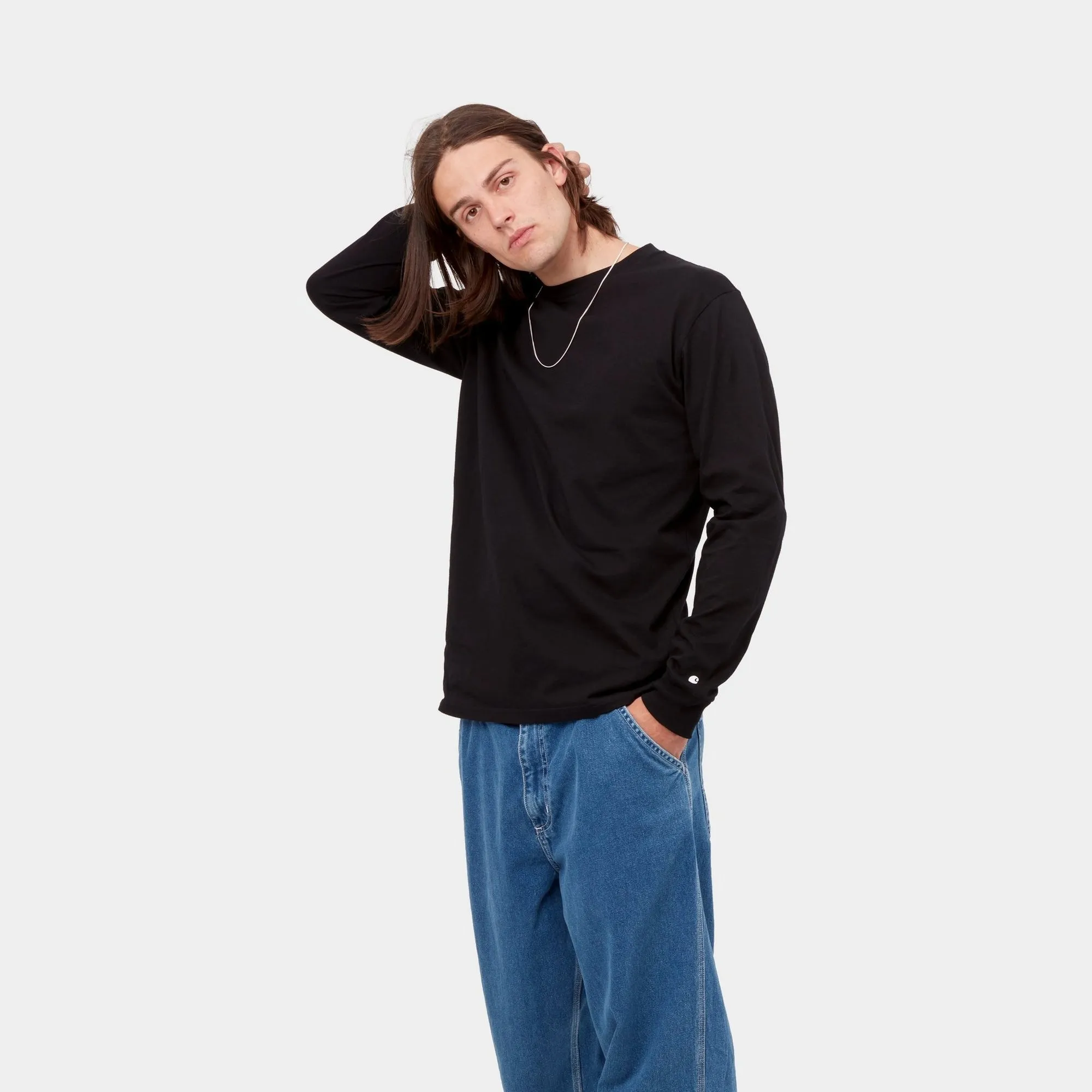 Base Long Sleeve T-Shirt | Black