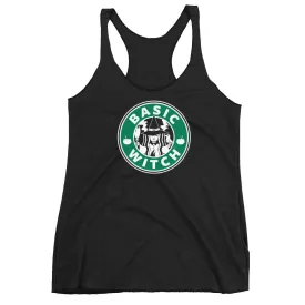 Basic Witch Brew Coffee Women's Racer-back Tank-top