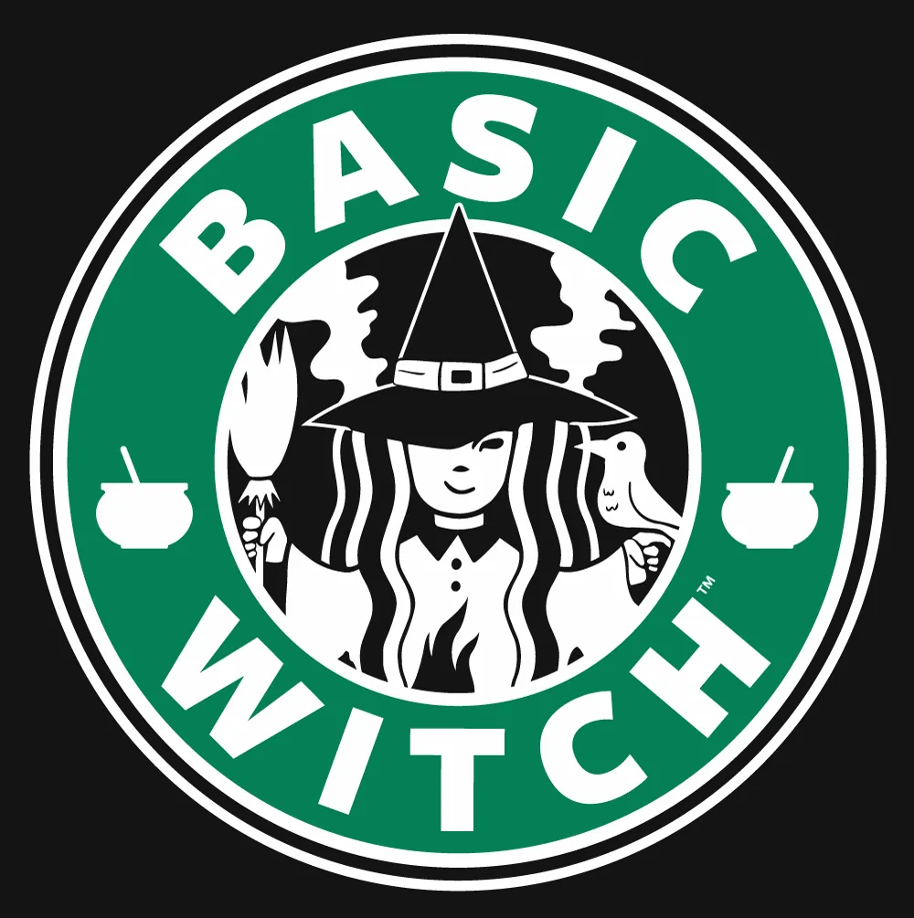 Basic Witch Brew Coffee Women's Racer-back Tank-top