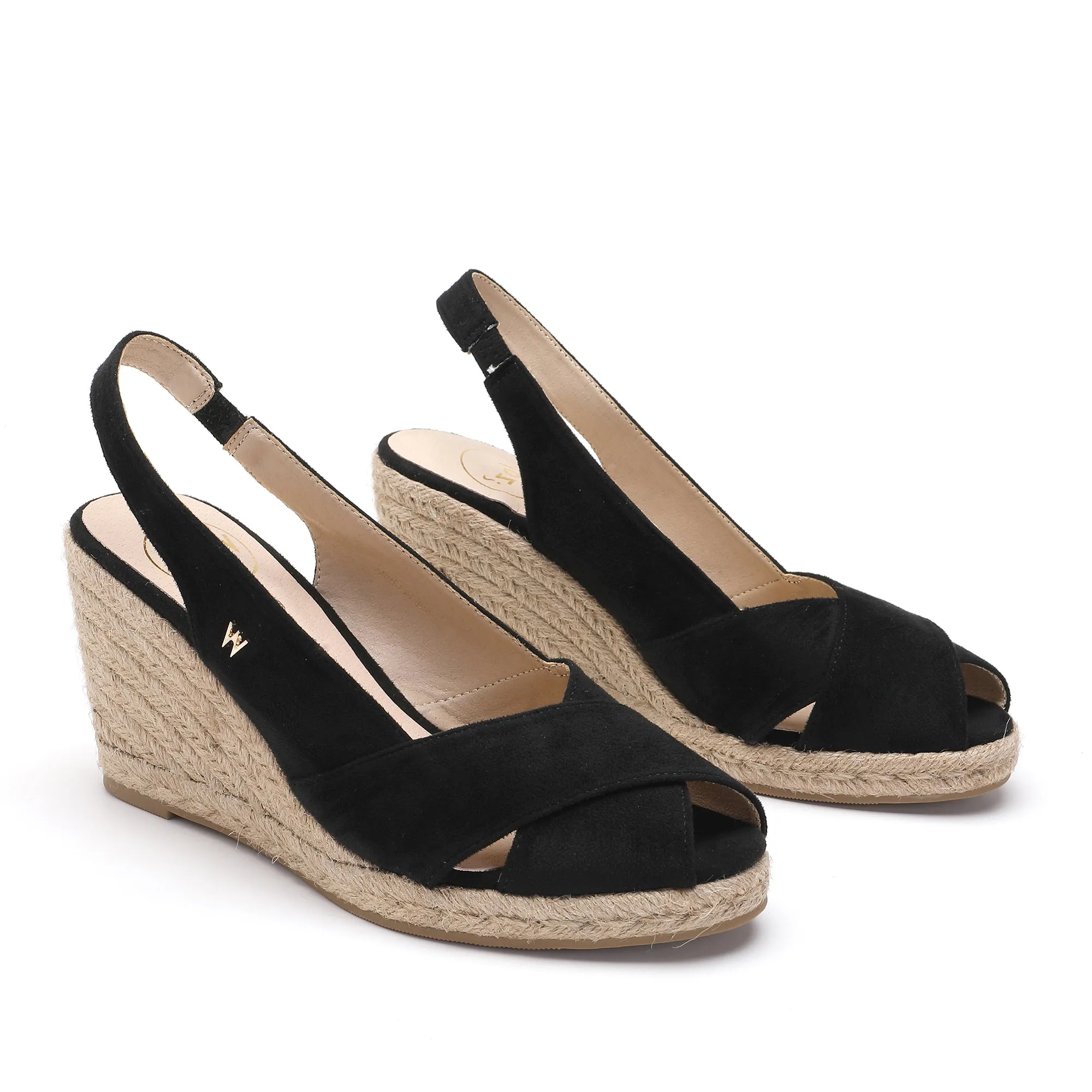 Bella Black Espadrille