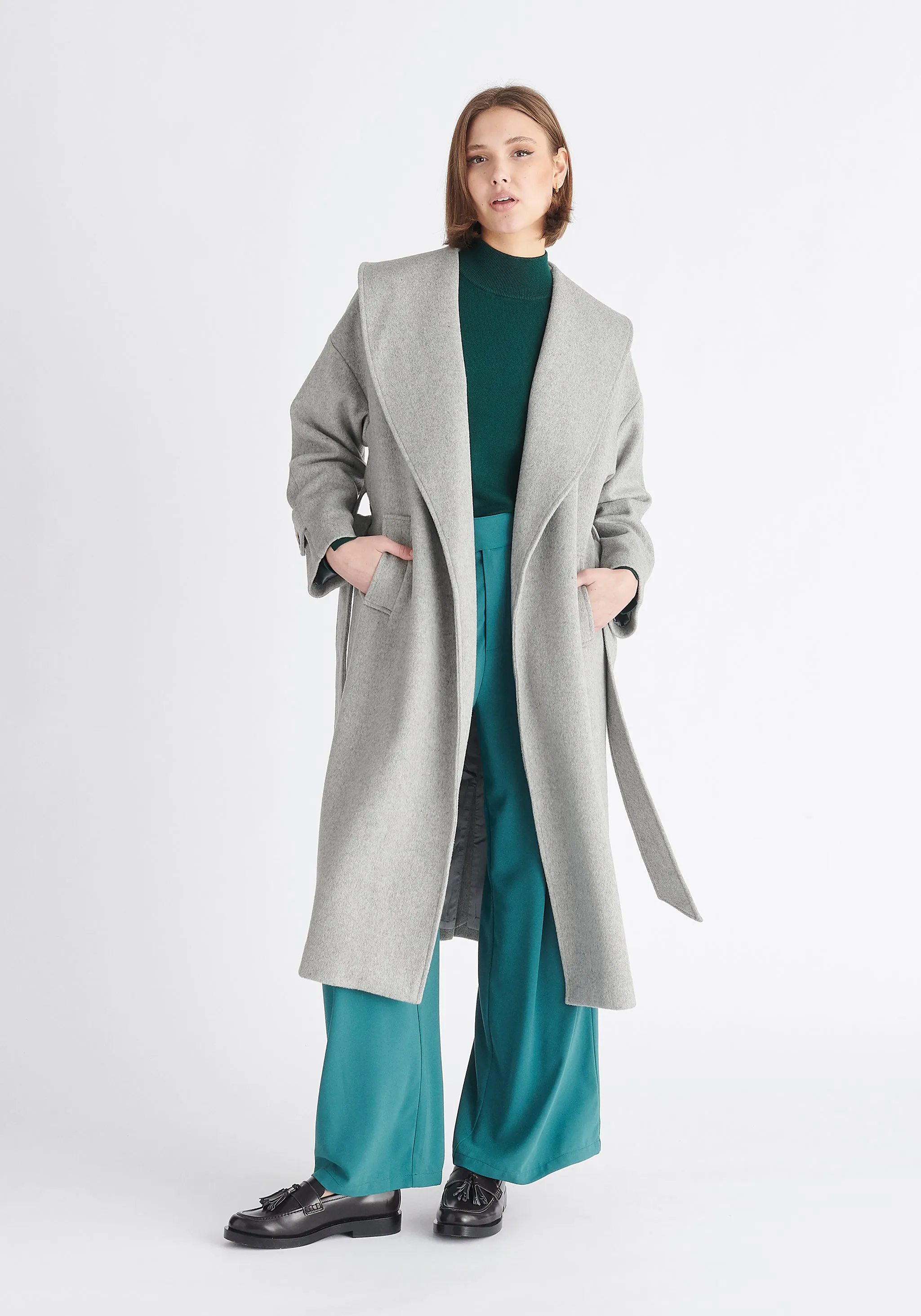 Belted Wool Coat