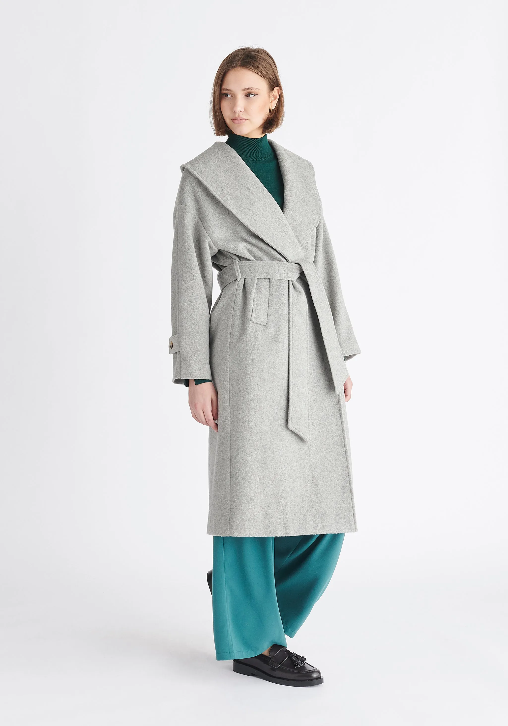 Belted Wool Coat