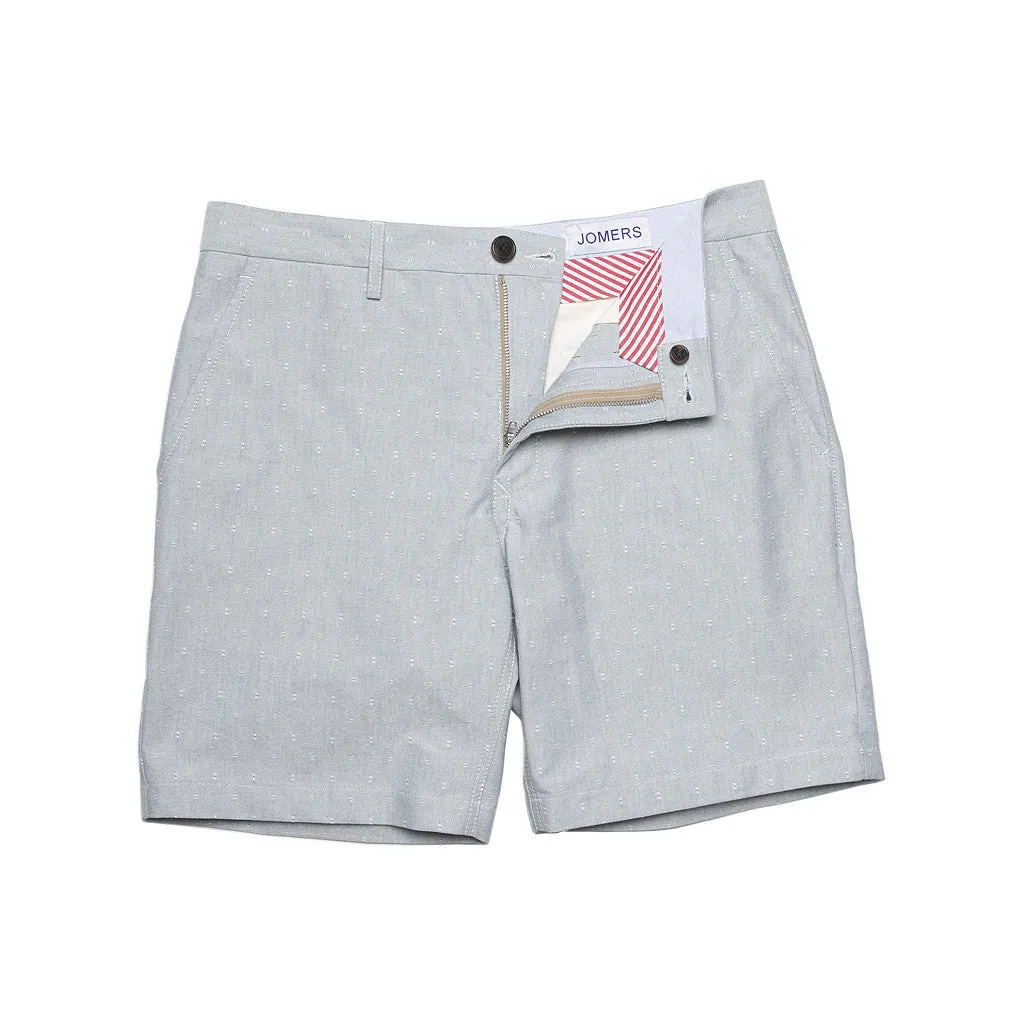 Beverley - Green Dobby English Oxford Shorts