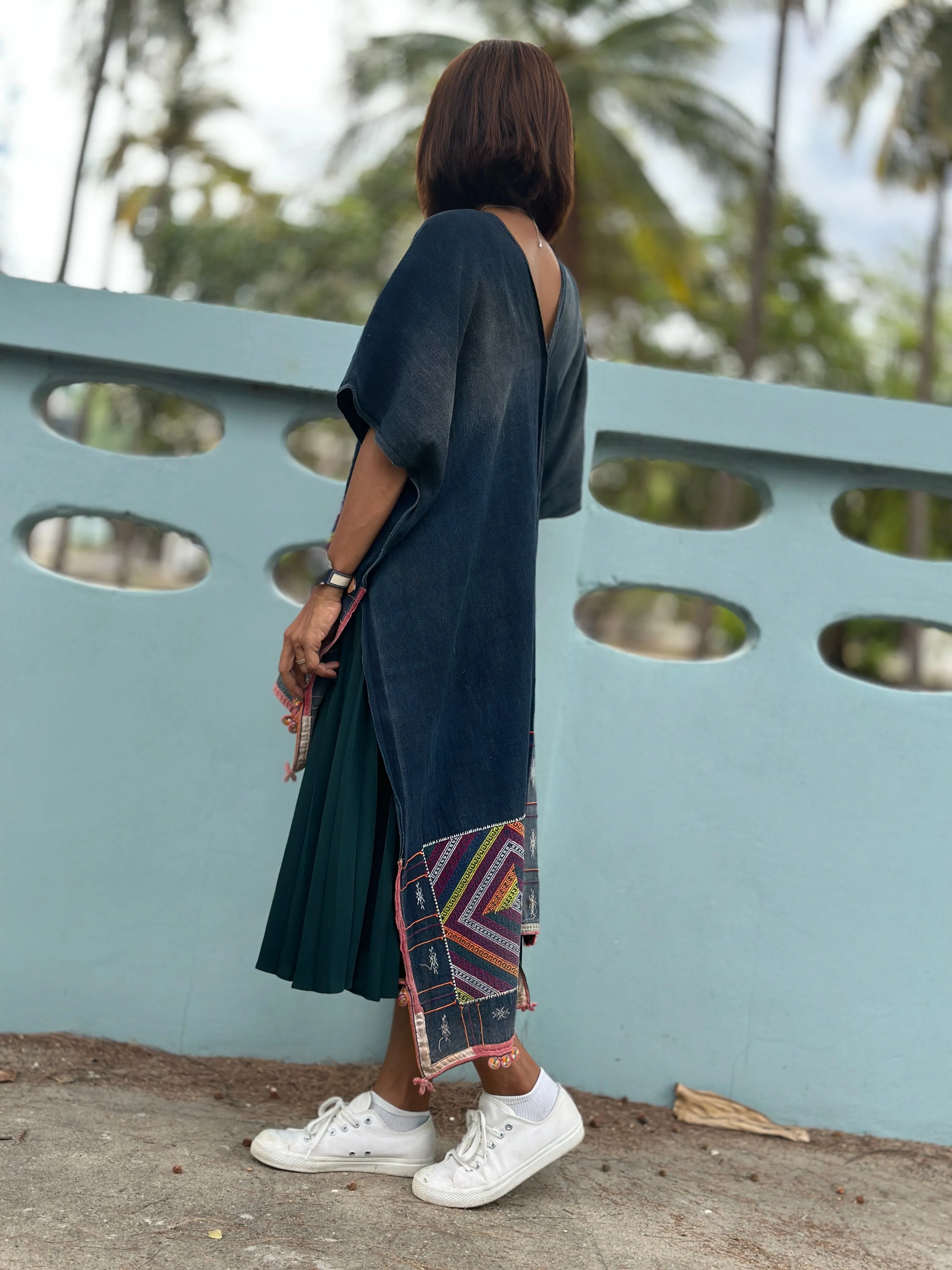 Boho kaftan top