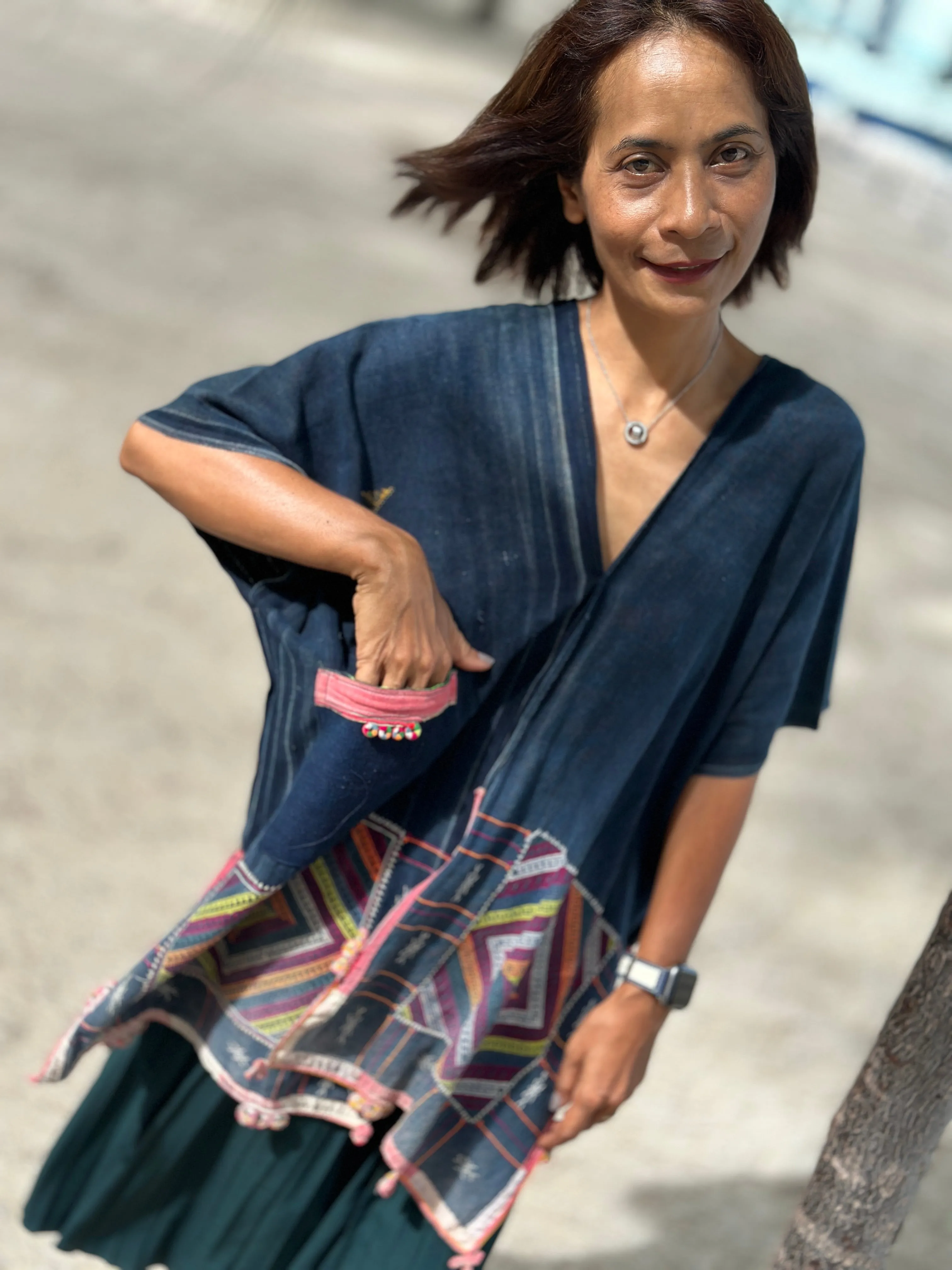 Boho kaftan top