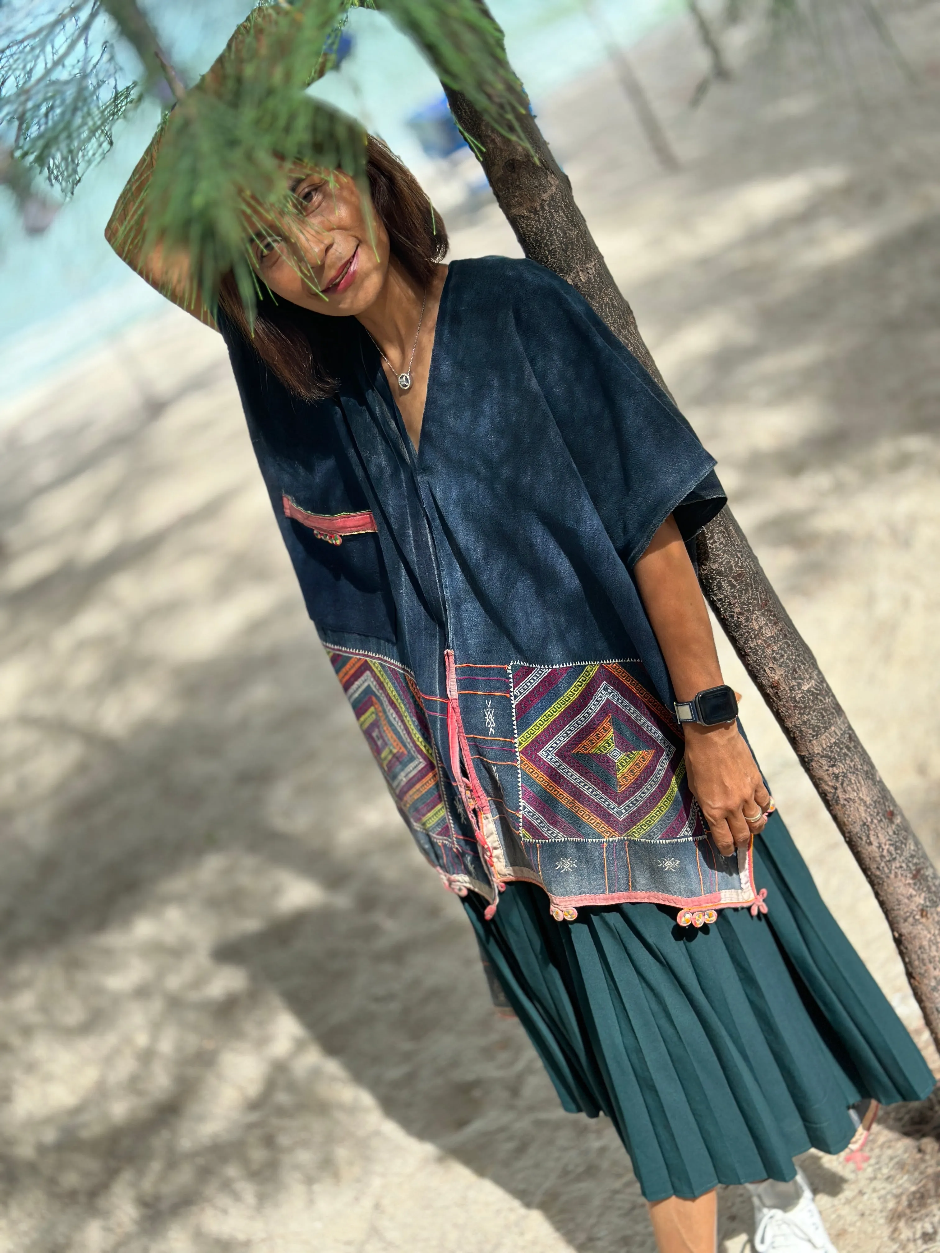 Boho kaftan top