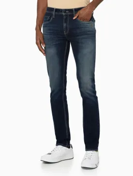 Calça Jeans Masculina Skinny Five Pockets Pesponto Calvin Klein Jeans