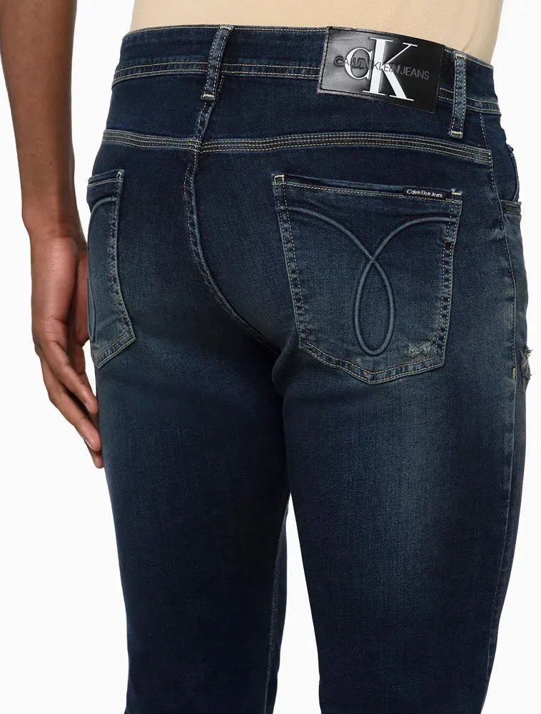 Calça Jeans Masculina Skinny Five Pockets Pesponto Calvin Klein Jeans