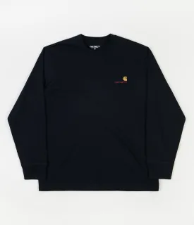 Carhartt American Script Long Sleeve T-Shirt - Astro
