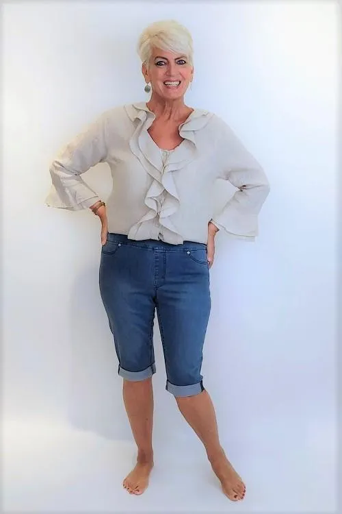 Carreli Denim Bermuda Shorts #BP-0191