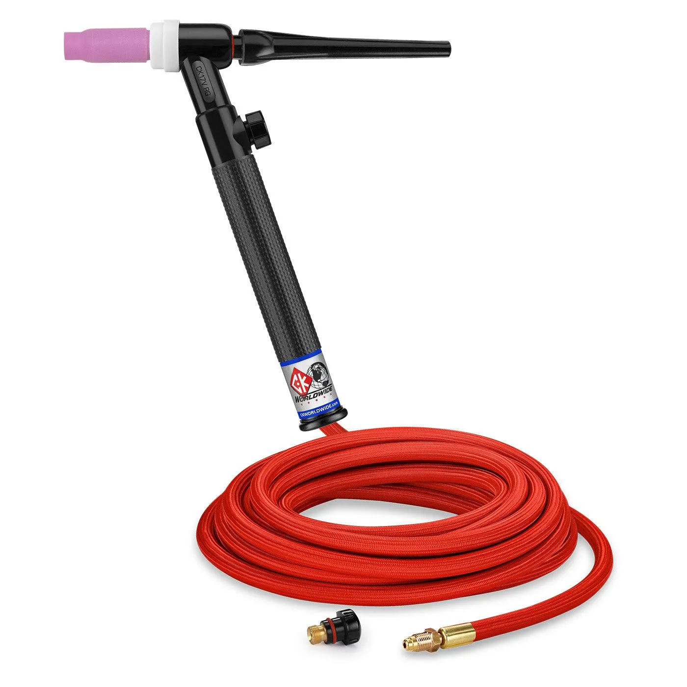 CK Worldwide 150A 17-Style Rigid Head TIG Torch w/ Valve