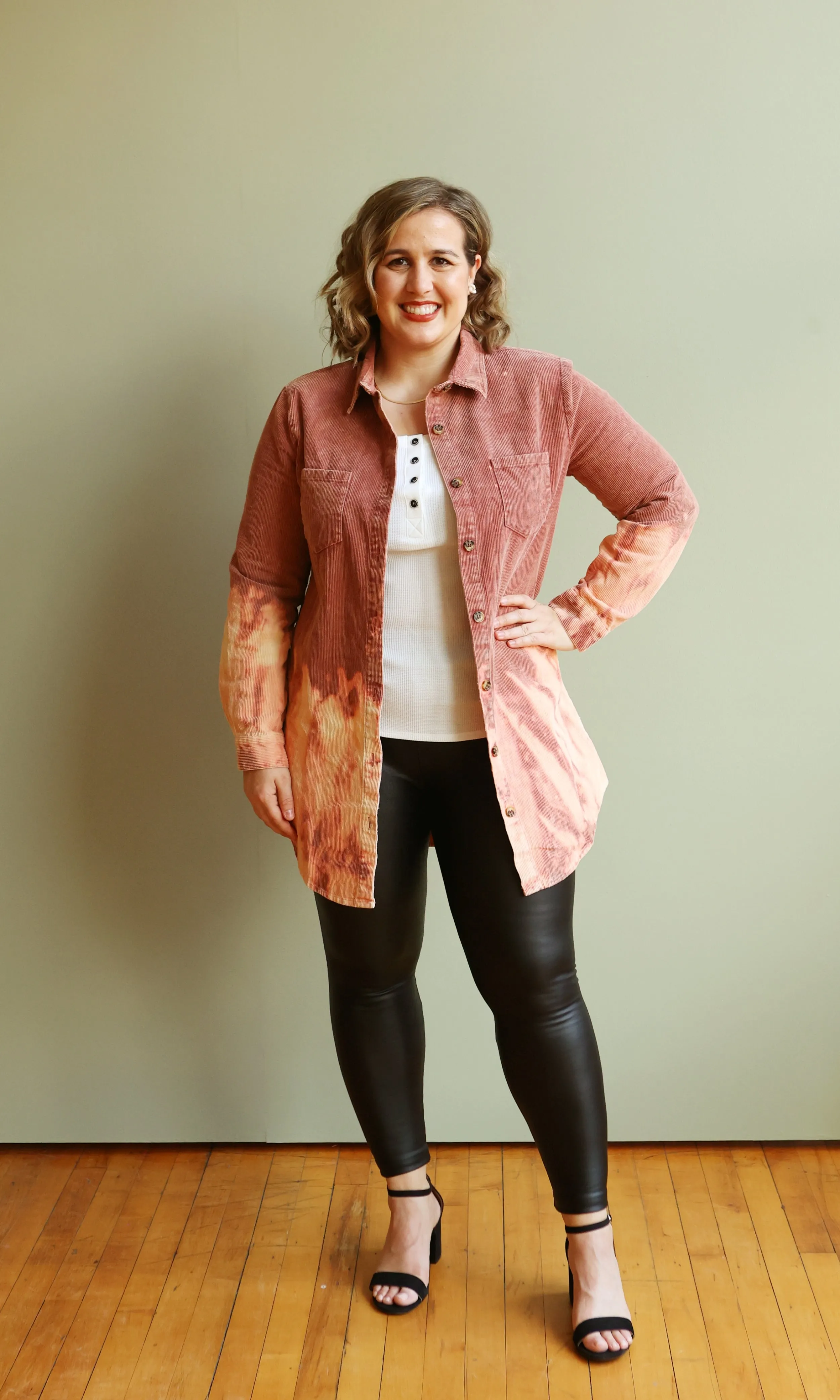 CLOVER Ombre Corduroy Shirt