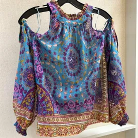 Cold Shoulder Cotton Top