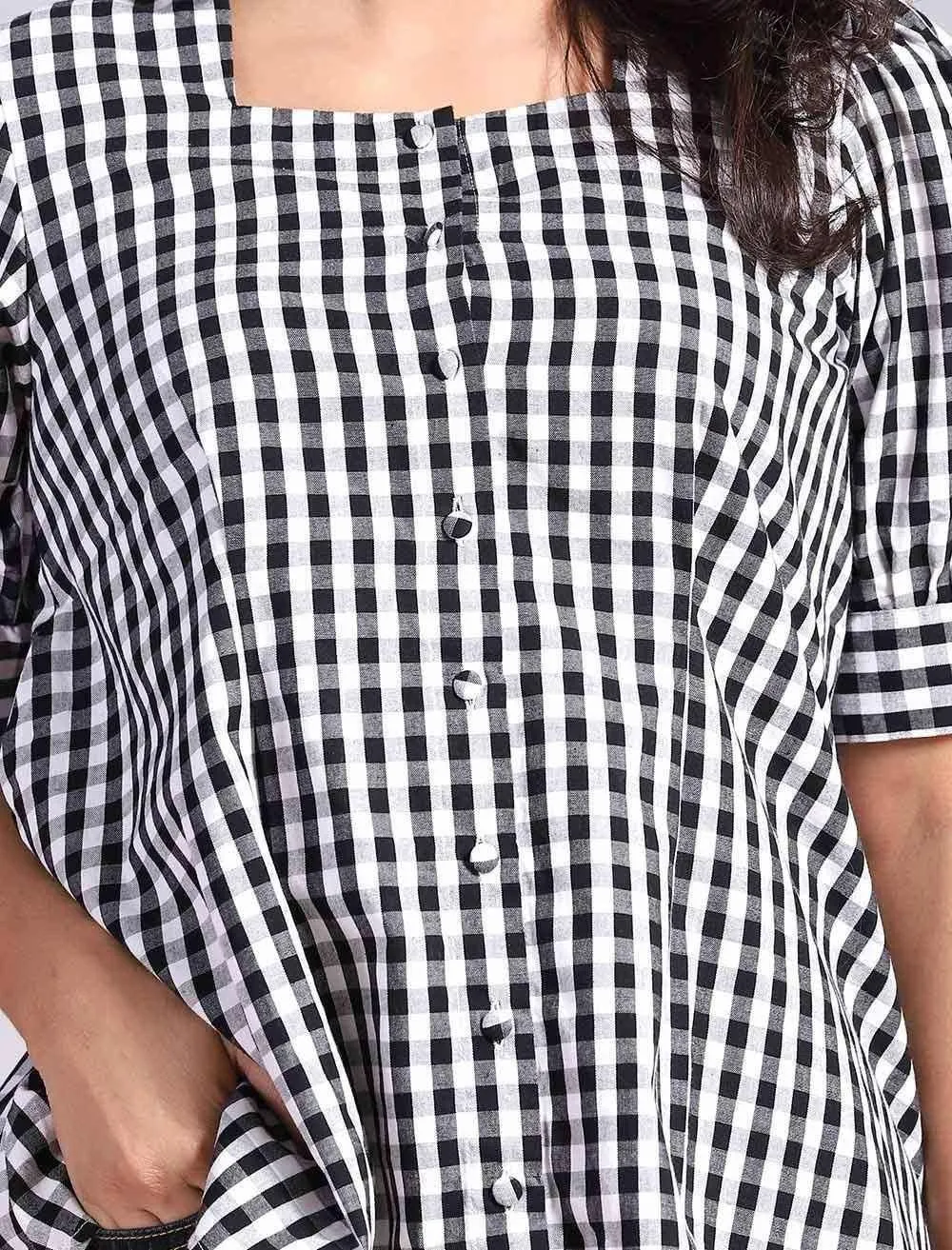 Cotton Puff Sleeve Top
