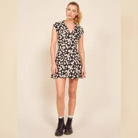 Daisy Print Mini Dress