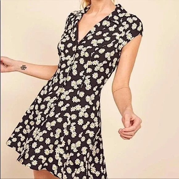 Daisy Print Mini Dress