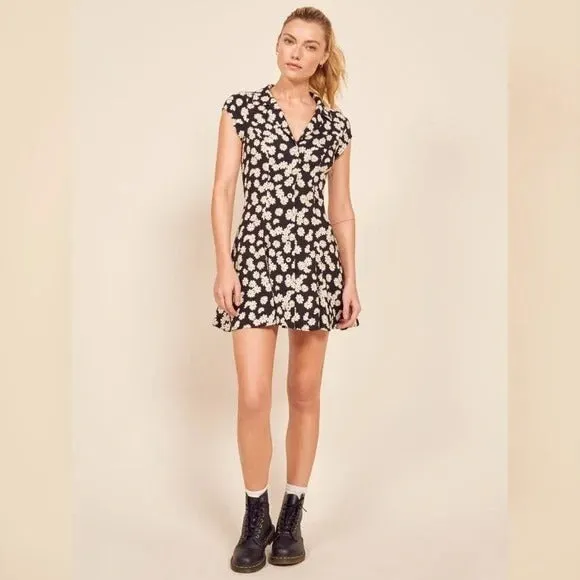 Daisy Print Mini Dress