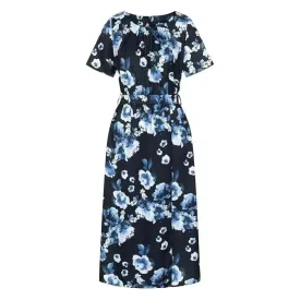 Daphne Dress - Navy Floral