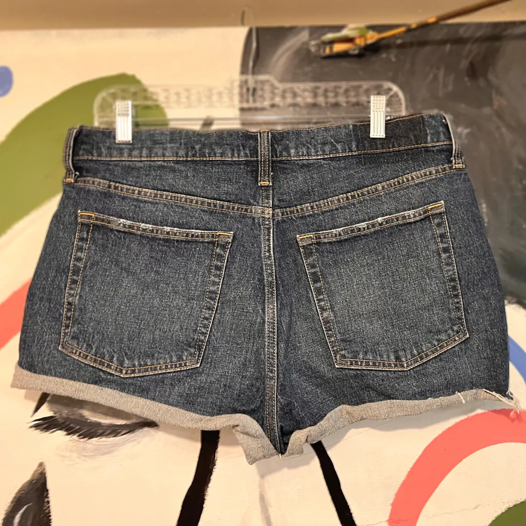 denim short shorts - US 14