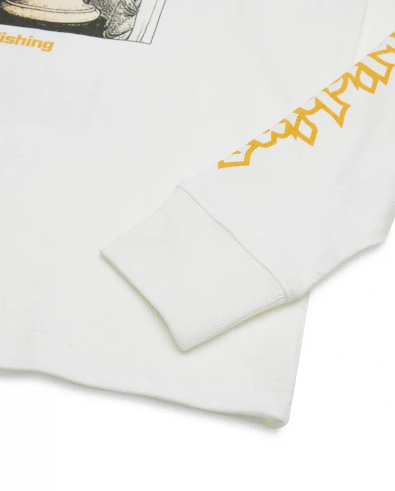 Divine Spark Long Sleeve Tee / DEUS EX MACHINA / VINTAGE WHITE