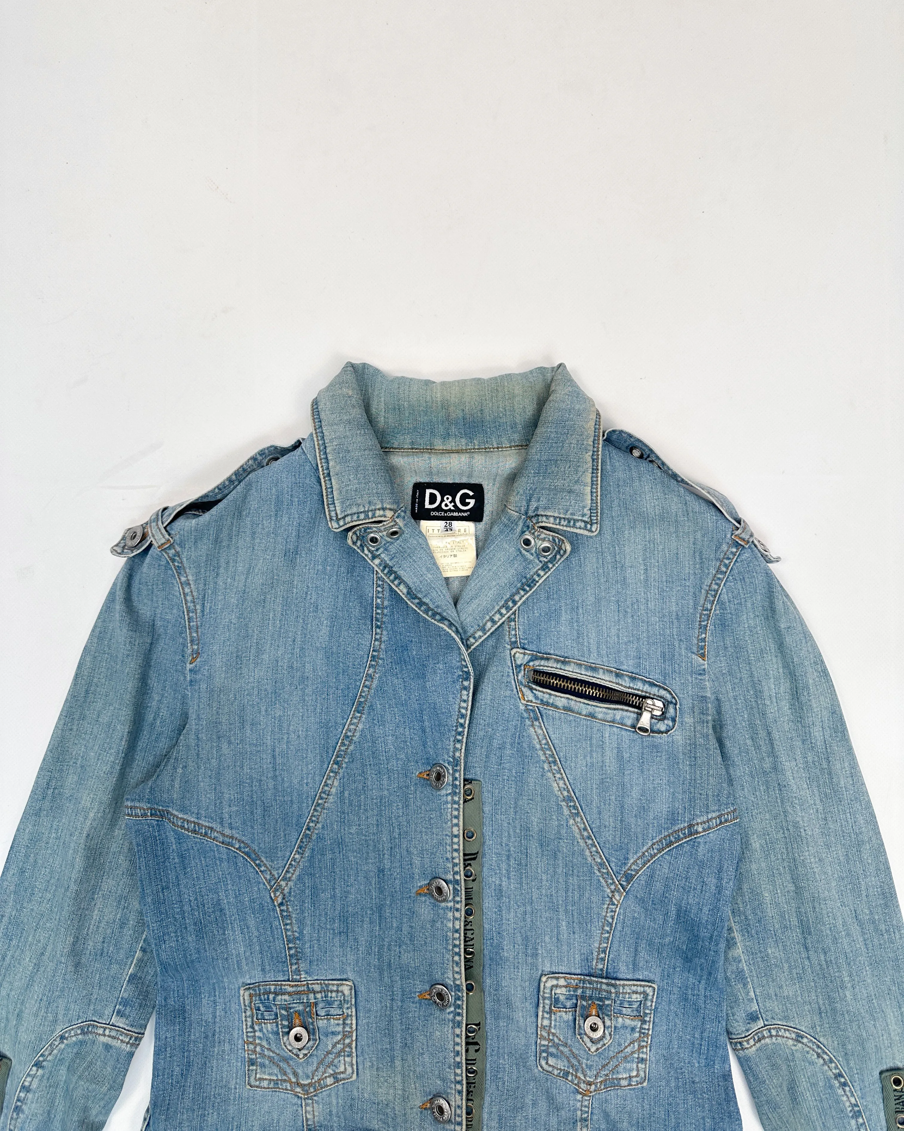 Dolce & Gabbana Utility Denim Jacket 2000's