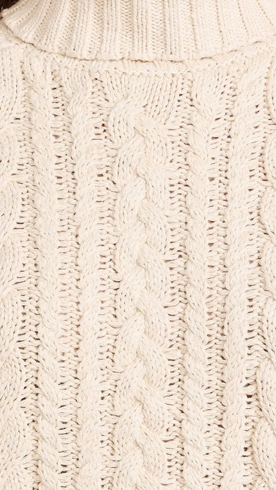 DSWWY0076889 Cable turtleneck sweater