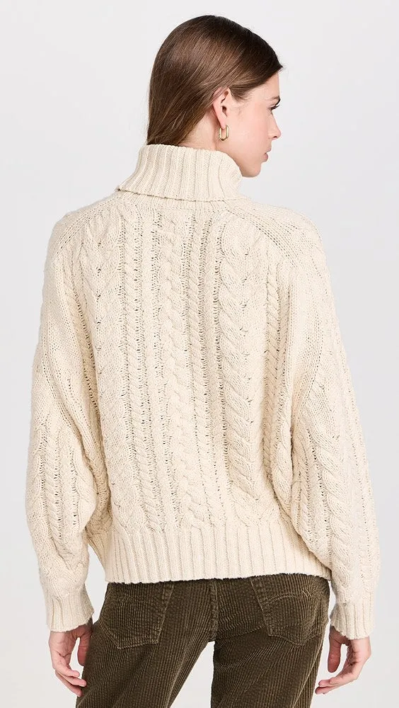 DSWWY0076889 Cable turtleneck sweater