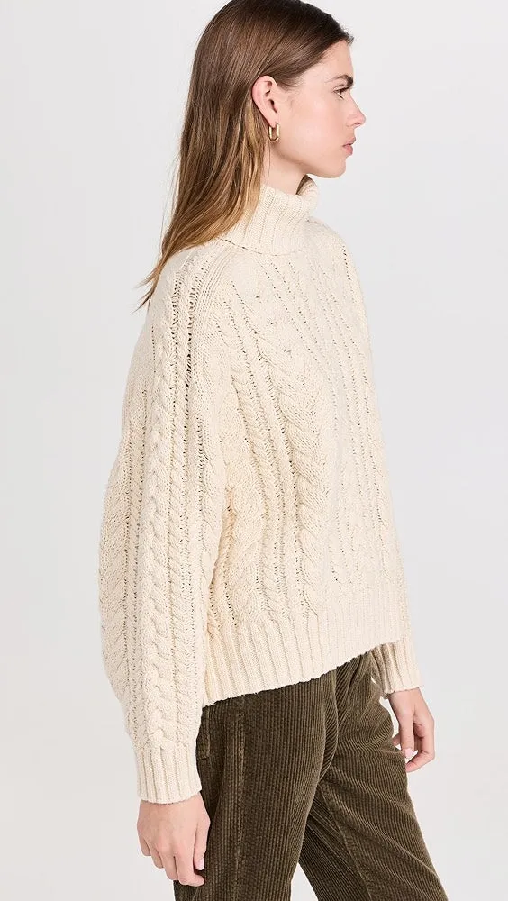 DSWWY0076889 Cable turtleneck sweater