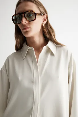 Edra Ls Shirt Ecru