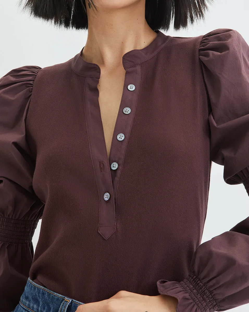Effy Puff-Sleeve Top