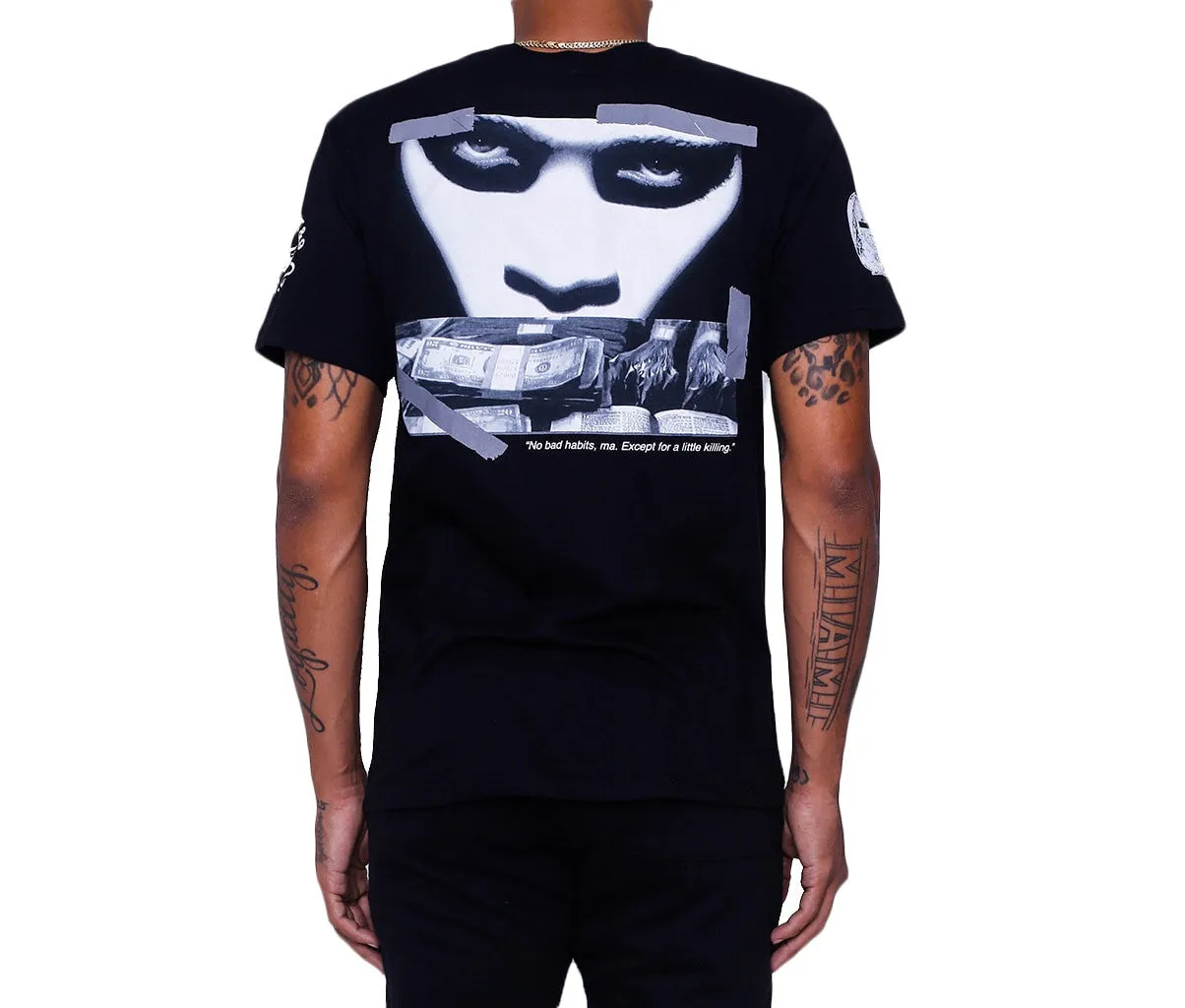 Faces Dead Pres Black T Shirt