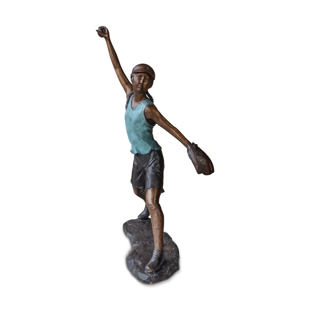 Fast Pitch Softball Statue