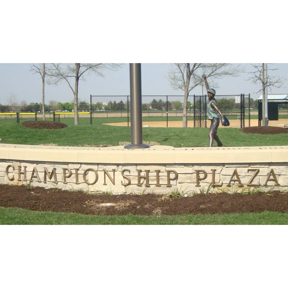 Fast Pitch Softball Statue