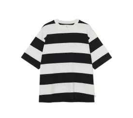 Fatia Oversized T-Shirt | Black Stripes
