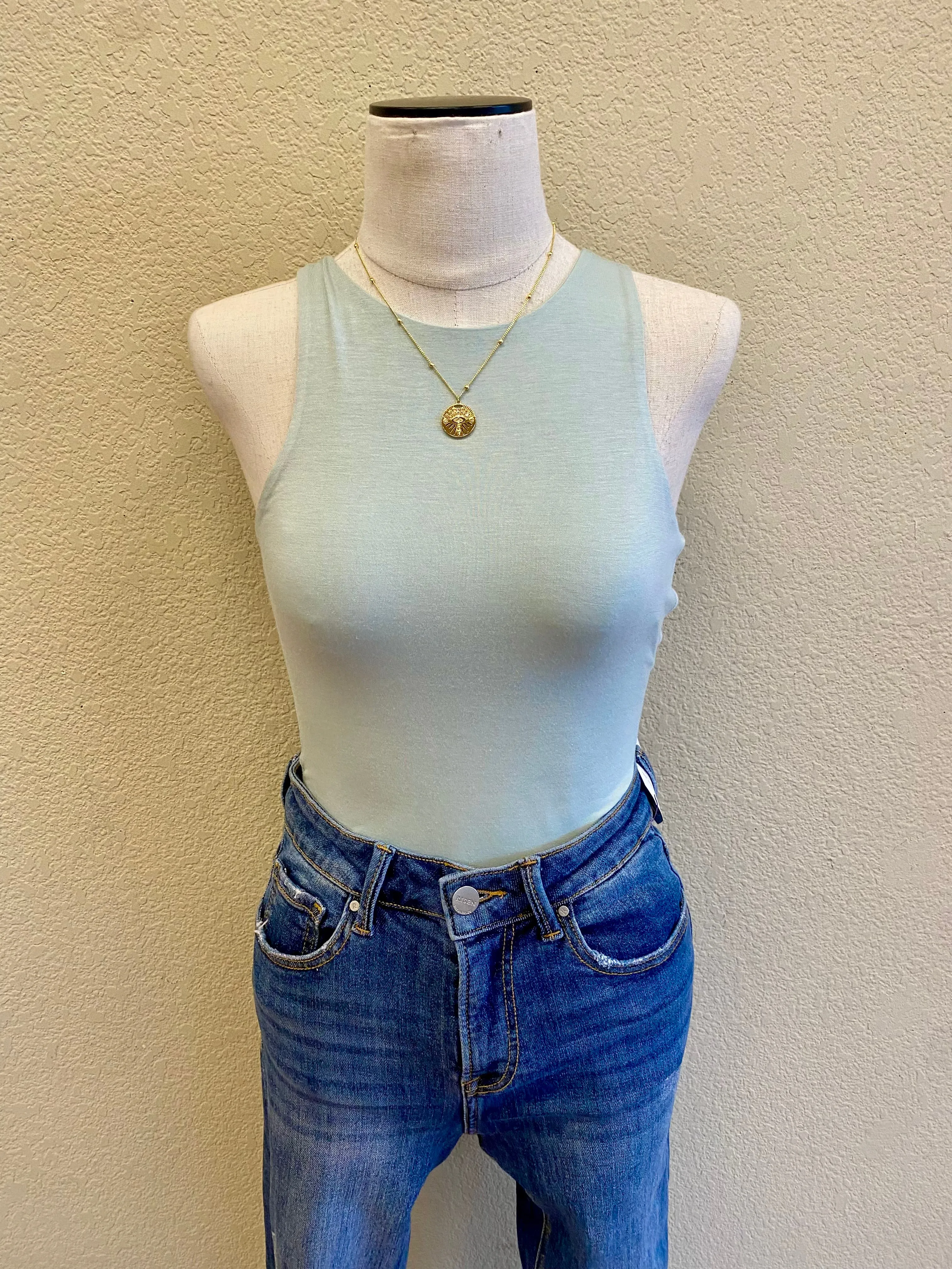 FLYNN SLEEVELESS BODYSUIT