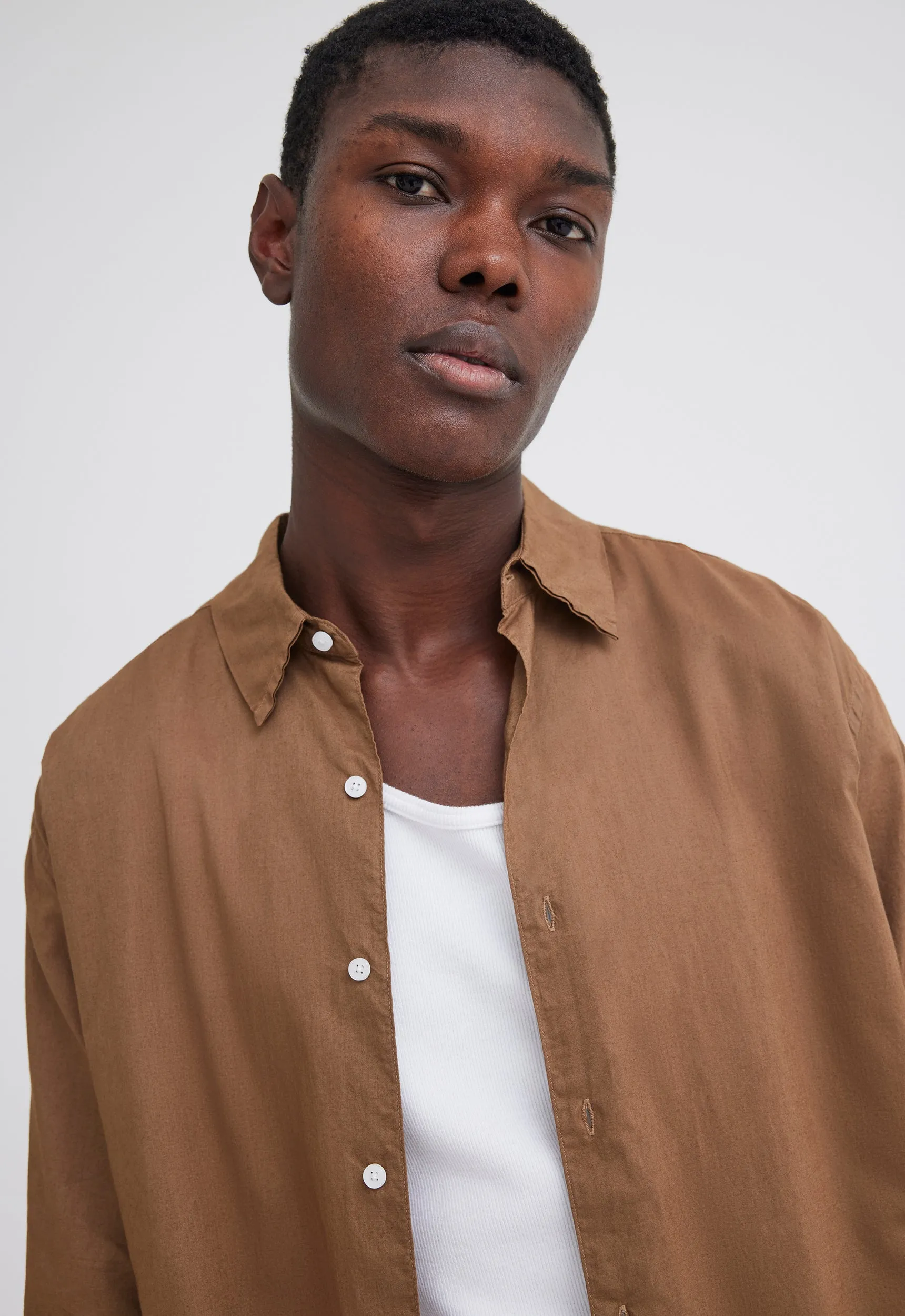 Folded Collar Shirt - Colt Neutral